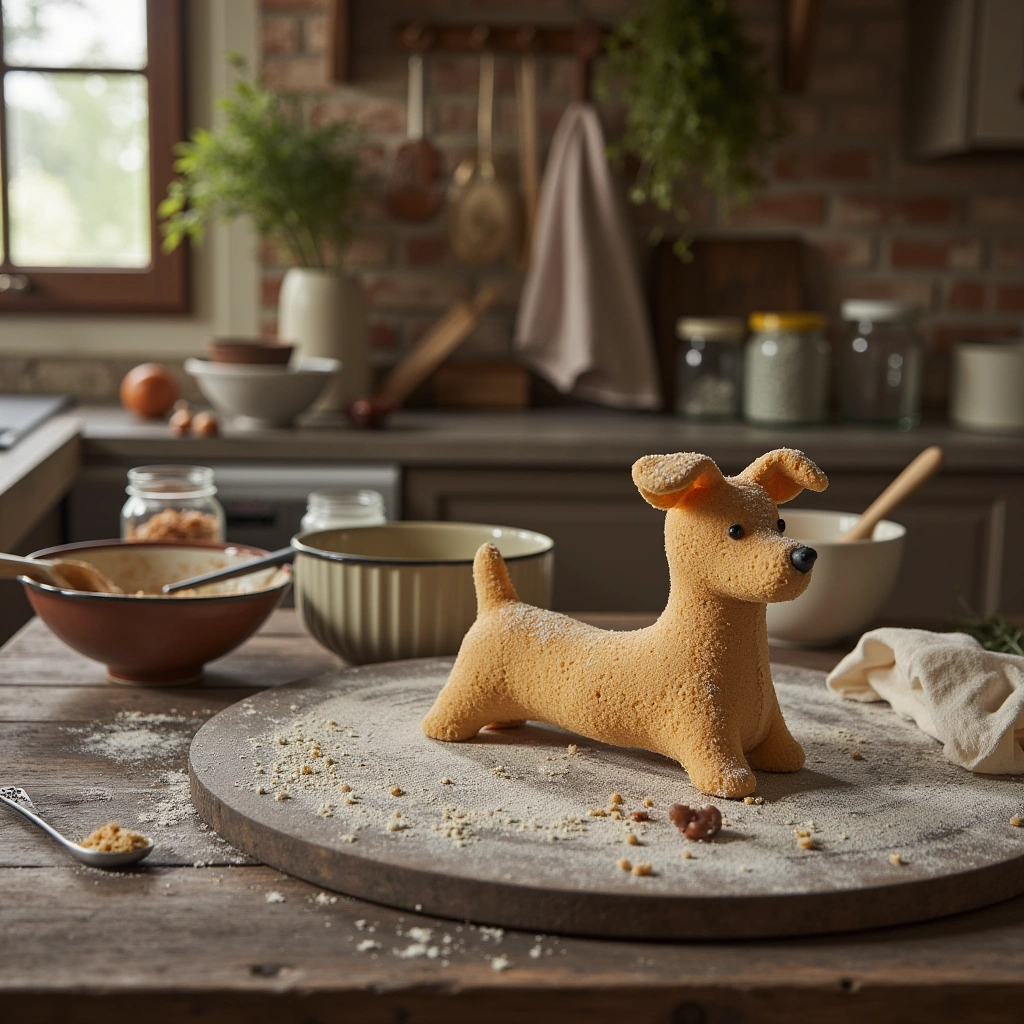 What Is a Homemade Peanut Butter Dog Cake?